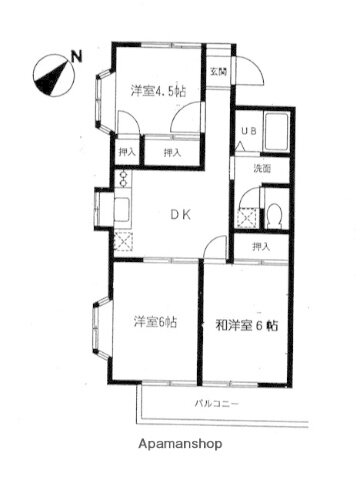 神奈川県藤沢市鵠沼海岸７ 本鵠沼駅 3DK アパート 賃貸物件詳細