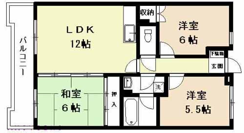 リバーコーポラスＯＮＤ 1階 3LDK 賃貸物件詳細