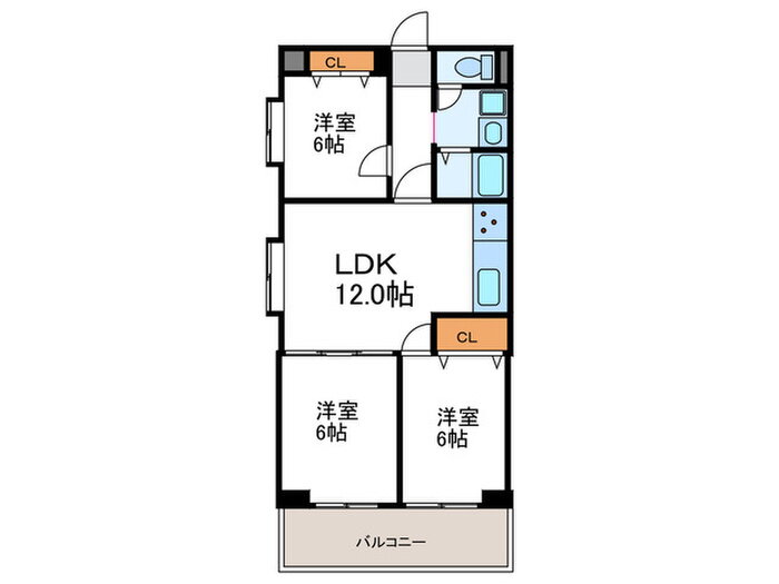 大阪府大阪市中央区森ノ宮中央１ 森ノ宮駅 3LDK マンション 賃貸物件詳細