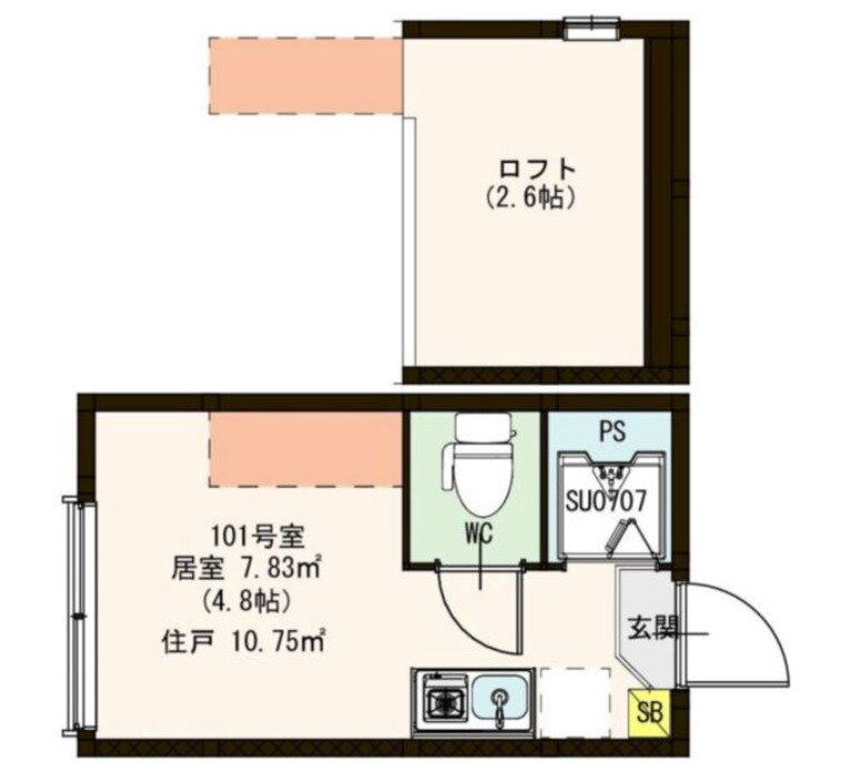 東京都北区赤羽北２ 北赤羽駅 ワンルーム アパート 賃貸物件詳細