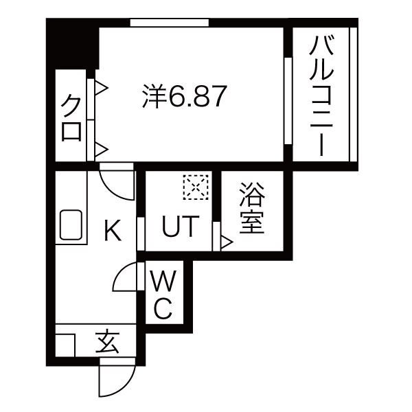 愛知県名古屋市南区明治１ 熱田神宮伝馬町駅 1K マンション 賃貸物件詳細
