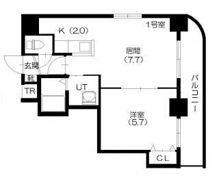 北海道札幌市中央区大通西１８ 西１８丁目駅 1LDK マンション 賃貸物件詳細