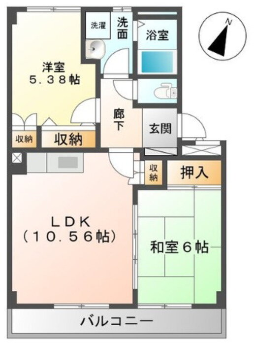 千葉県千葉市緑区おゆみ野中央７ 鎌取駅 2LDK アパート 賃貸物件詳細