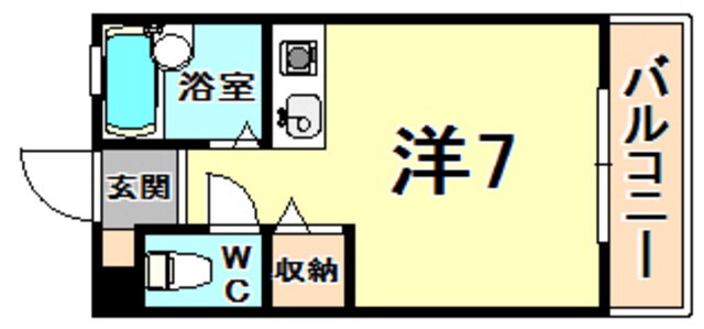 兵庫県西宮市大谷町 夙川駅 ワンルーム アパート 賃貸物件詳細