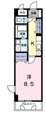 岡山県倉敷市青江 倉敷駅 1K マンション 賃貸物件詳細