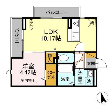 千葉県市川市田尻２ 原木中山駅 1LDK アパート 賃貸物件詳細
