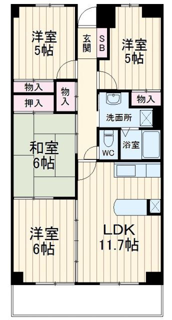 埼玉県川口市北原台２ 東川口駅 4LDK マンション 賃貸物件詳細