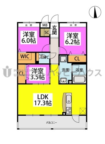 福岡県福岡市早良区原４ 室見駅 3LDK マンション 賃貸物件詳細