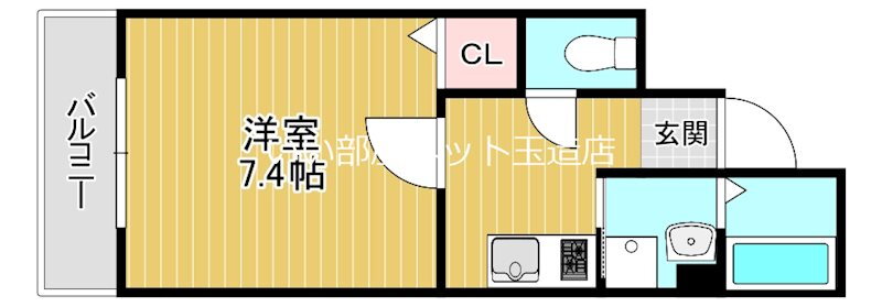 大阪府大阪市城東区諏訪１ 放出駅 1K マンション 賃貸物件詳細