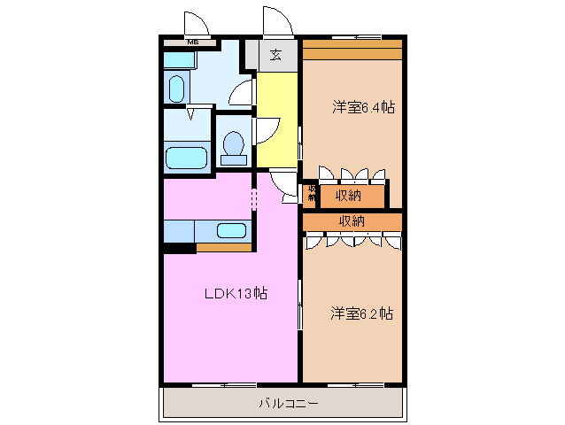 三重県津市一志町高野 川合高岡駅 2LDK アパート 賃貸物件詳細