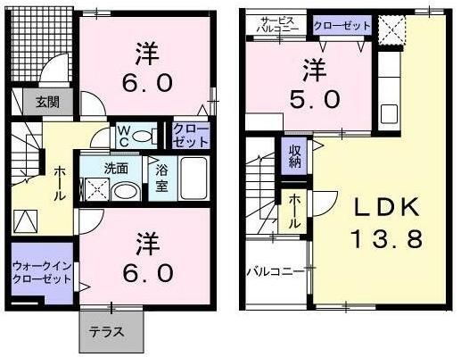 神奈川県横浜市青葉区奈良３ こどもの国駅 3LDK アパート 賃貸物件詳細