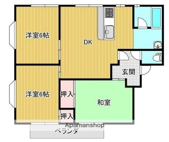 香川県高松市牟礼町牟礼 八栗口駅 3DK アパート 賃貸物件詳細