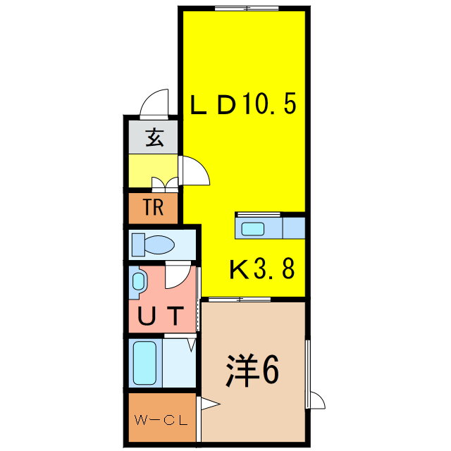 北海道旭川市三条通２ 旭川駅 1LDK アパート 賃貸物件詳細