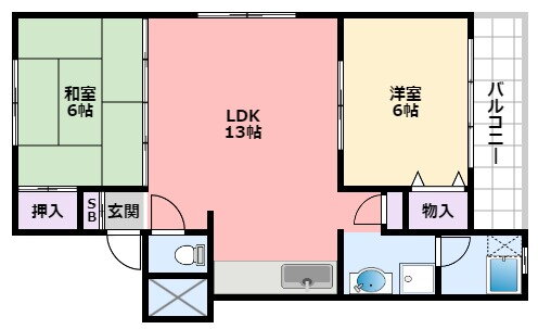 兵庫県西宮市甲子園口２ 甲子園口駅 2LDK マンション 賃貸物件詳細