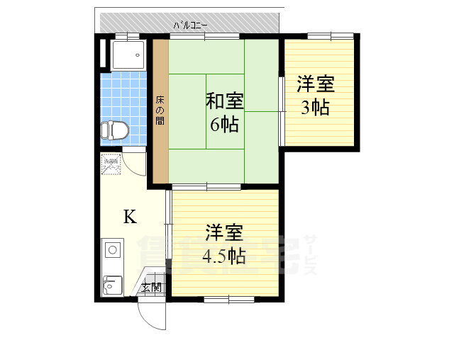 奈良県橿原市内膳町５ 大和八木駅 3K マンション 賃貸物件詳細