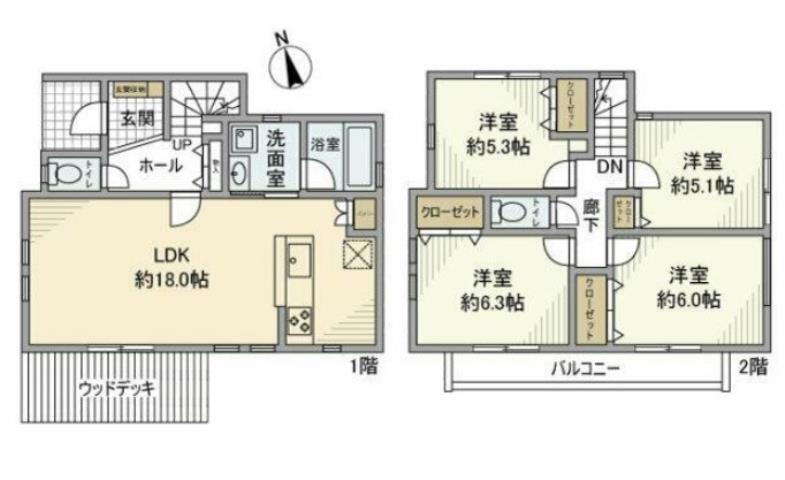 片吹戸建 4LDK 賃貸物件詳細