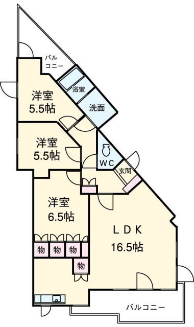 愛知県名古屋市昭和区滝川町 八事駅 3LDK マンション 賃貸物件詳細