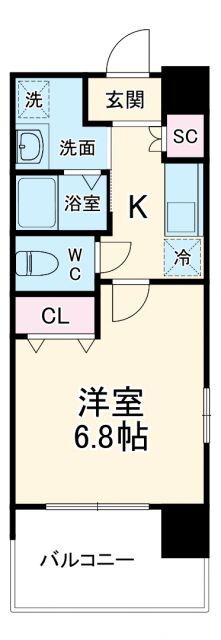 千葉県船橋市本町６ 船橋駅 1K マンション 賃貸物件詳細