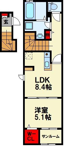 福岡県飯塚市秋松 飯塚駅 1LDK アパート 賃貸物件詳細