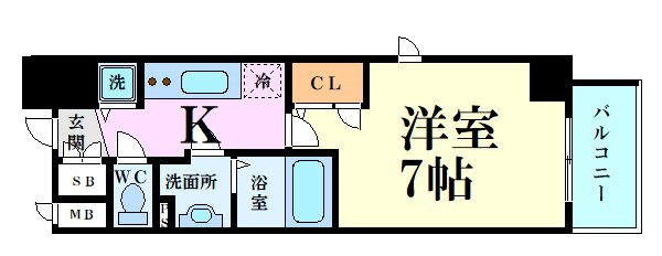 大阪府大阪市西区江之子島１ 阿波座駅 1K マンション 賃貸物件詳細