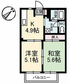 岡山県岡山市北区北方２ 法界院駅 2K アパート 賃貸物件詳細