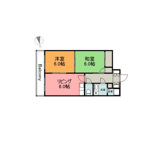 広島県広島市南区向洋新町１ 向洋駅 2DK マンション 賃貸物件詳細