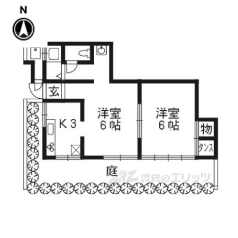 京都府京都市山科区大塚元屋敷町 山科駅 2K 一戸建て 賃貸物件詳細
