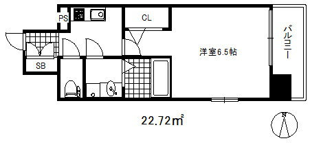 兵庫県神戸市兵庫区船大工町 中央市場前駅 1K マンション 賃貸物件詳細