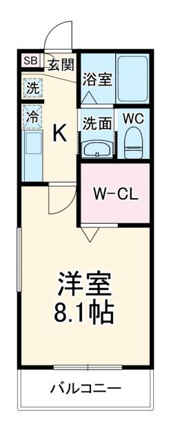 キャメル川越清水町 3階 1K 賃貸物件詳細
