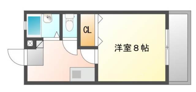岡山県岡山市北区今２ 1K アパート 賃貸物件詳細