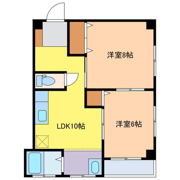 山口県周南市橋本町１ 徳山駅 2LDK マンション 賃貸物件詳細
