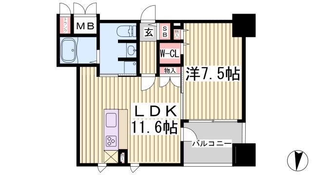 兵庫県神戸市中央区東川崎町１ 神戸駅 1LDK マンション 賃貸物件詳細