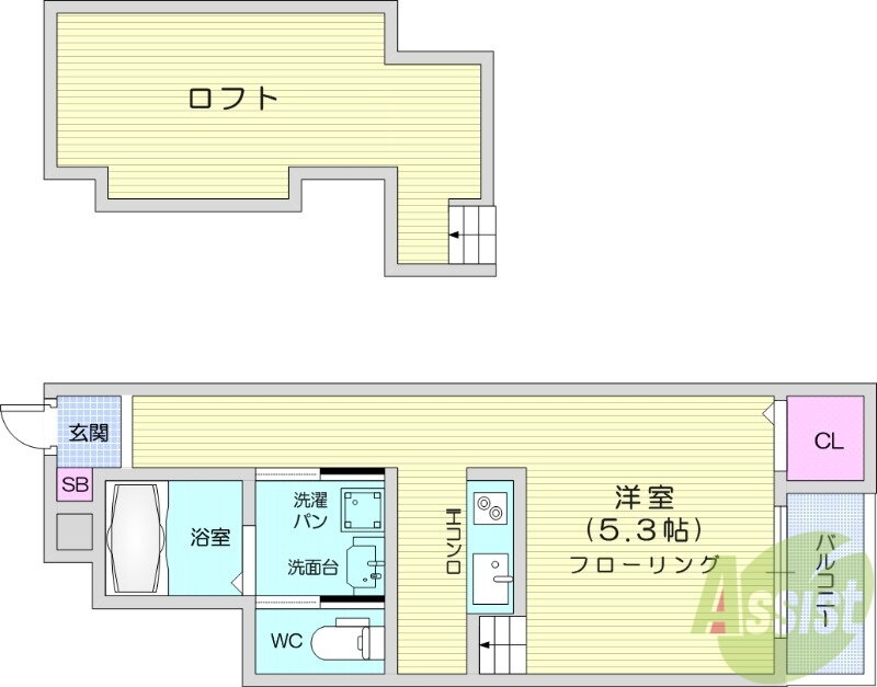 宮城県仙台市青葉区高松１ 東照宮駅 1K アパート 賃貸物件詳細