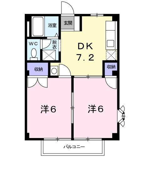 愛知県知多市八幡新町２ 寺本駅 2DK アパート 賃貸物件詳細