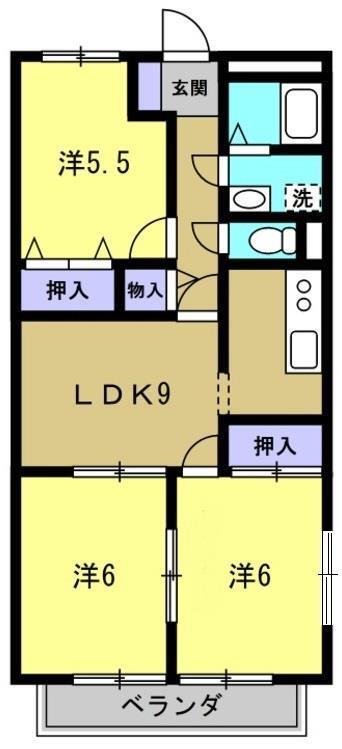 兵庫県西宮市津門綾羽町 今津駅 3LDK アパート 賃貸物件詳細