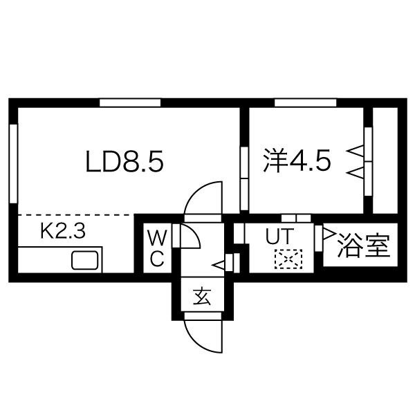 北海道札幌市東区北三十八条東１６ 新道東駅 1LDK マンション 賃貸物件詳細