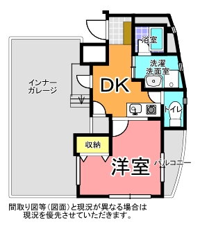 茨城県水戸市新荘３ 水戸駅 1DK マンション 賃貸物件詳細