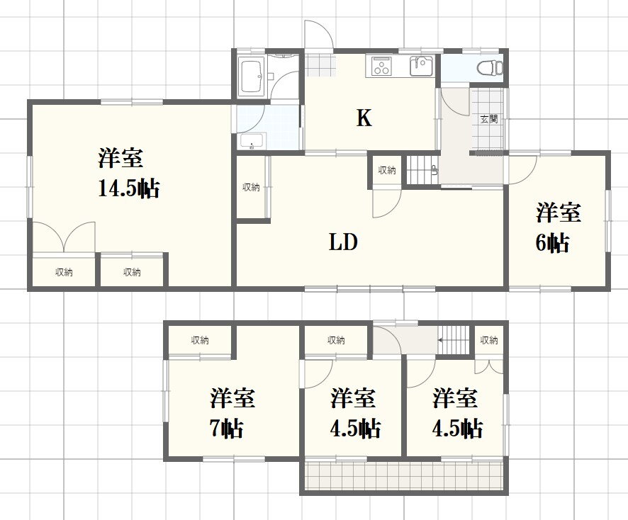 兵庫県加古川市東神吉町天下原 宝殿駅 5LDK 一戸建て 賃貸物件詳細