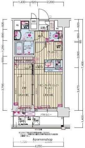 大阪府大阪市西淀川区姫里２ 姫島駅 1LDK マンション 賃貸物件詳細