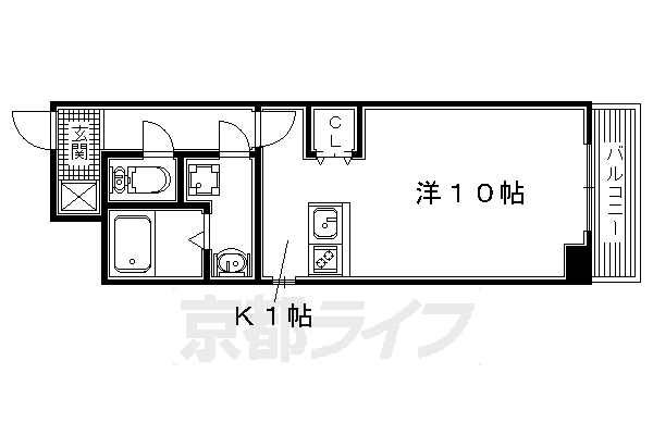 大阪府枚方市牧野阪２ 牧野駅 1K マンション 賃貸物件詳細