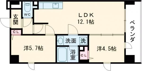 大阪府堺市堺区中之町東３ 堺駅 2LDK マンション 賃貸物件詳細