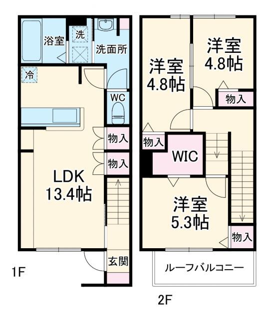 埼玉県さいたま市中央区上落合８ 大宮駅 3LDK 一戸建て 賃貸物件詳細