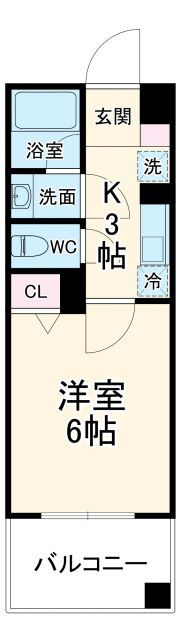 ライムレジデンス汐入 4階 1K 賃貸物件詳細