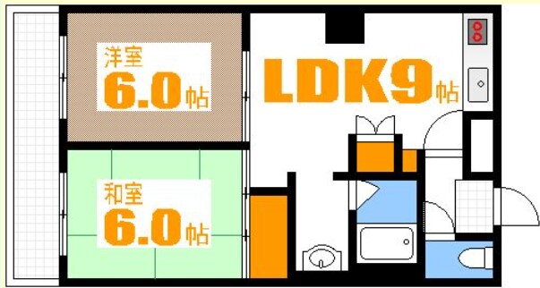 広島県広島市中区広瀬北町 十日市町駅 2LDK マンション 賃貸物件詳細