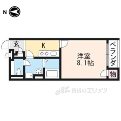 京都府京都市山科区厨子奥矢倉町 山科駅 1K アパート 賃貸物件詳細