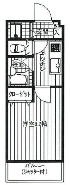 東京都北区滝野川４ 新板橋駅 1K アパート 賃貸物件詳細