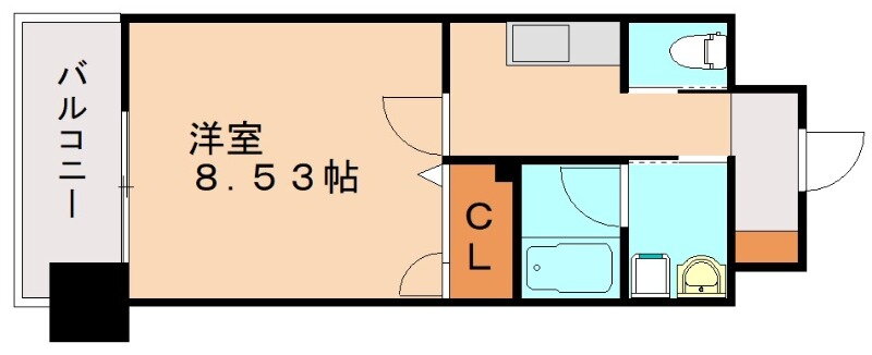 福岡県北九州市小倉北区下到津４ 南小倉駅 1K マンション 賃貸物件詳細