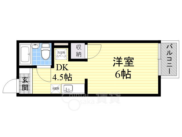 大阪府箕面市外院３ 箕面駅 ワンルーム アパート 賃貸物件詳細