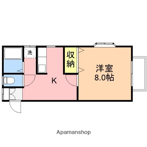 新潟県新潟市東区山木戸４ 1K アパート 賃貸物件詳細