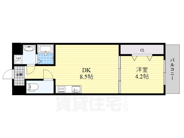 大阪府吹田市垂水町３ 江坂駅 1LDK マンション 賃貸物件詳細